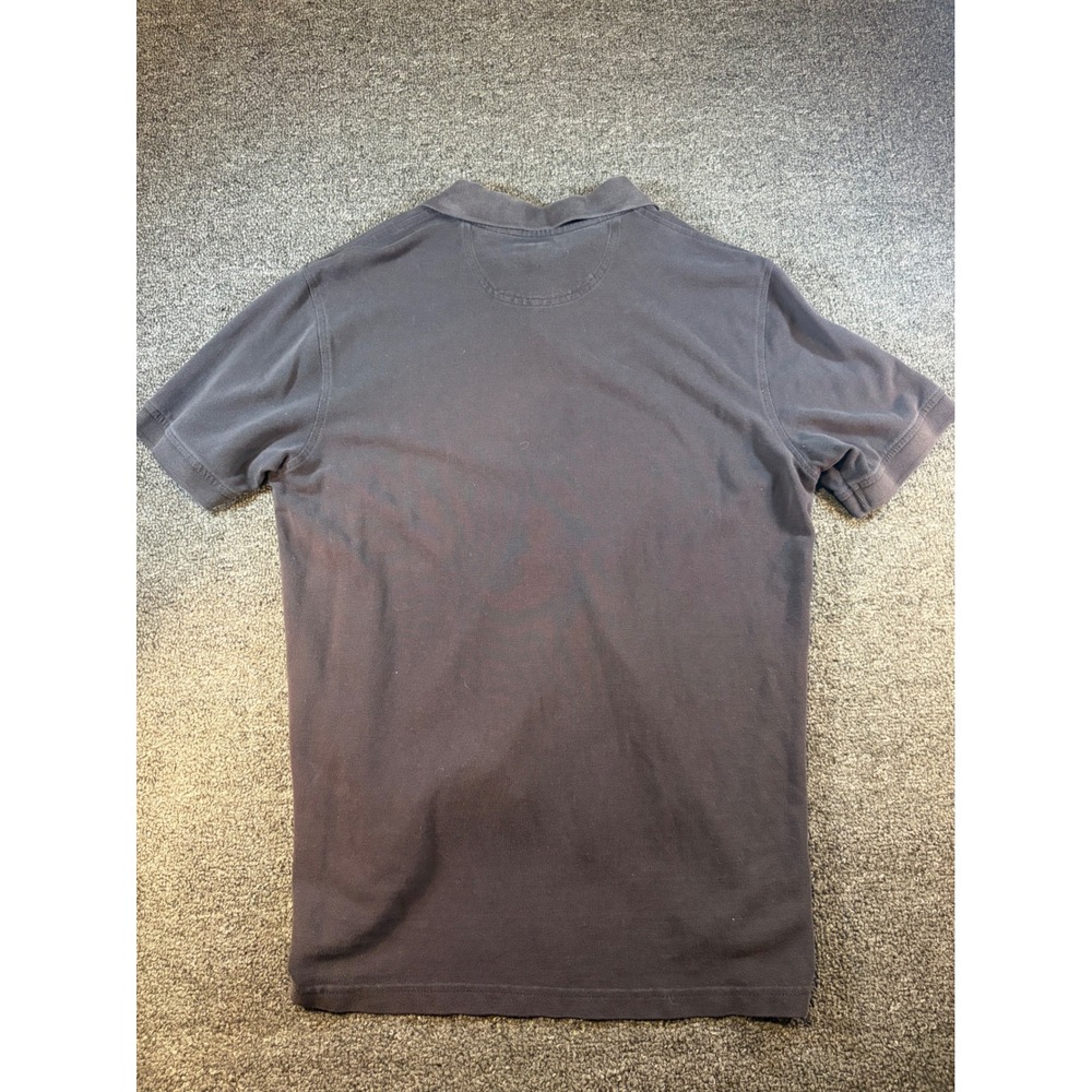 IZOD Heritage Polo Mens Medium Gray Pique Short Sleeve Golf‎ Shirt Logo - Picture 6 of 7